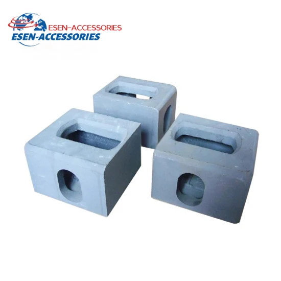 Twist Lock ABS BV-zertifizierte Containerteile und -zubehör ISO 1161 Standard-Eckguss für Versandcontainer aus Stahlguss